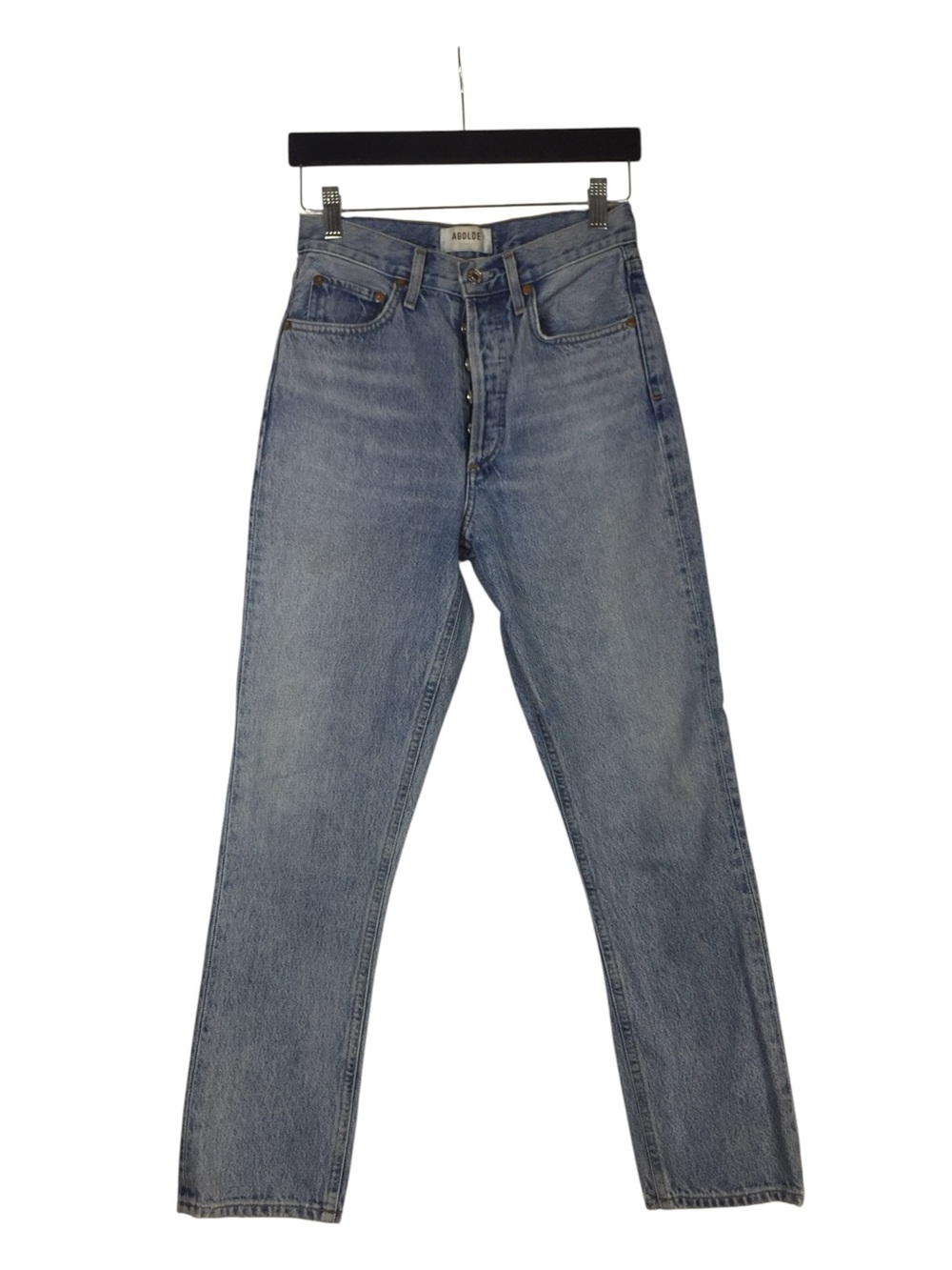 Agolde High-Rise Straight Jeans